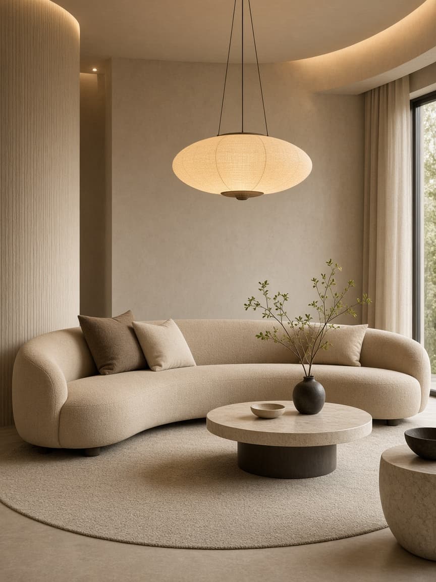 Contemporary showroom interior