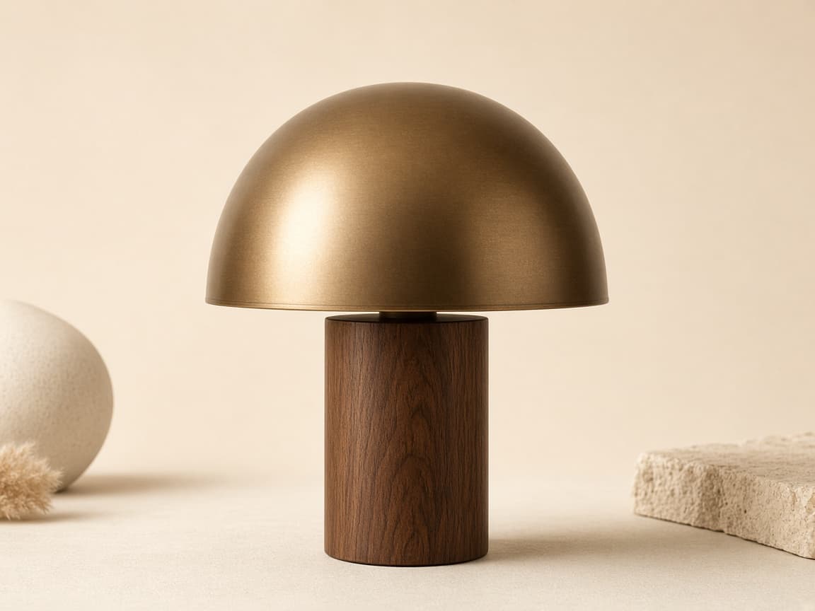 The Odette bronze table lamp